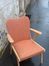 Fauteuil pied compas scandinave