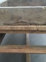 Table de ferme en noyer époque fin XVIII