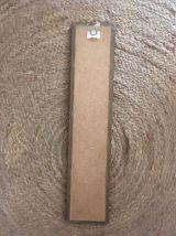 Publicité ancienne papier sur bois.