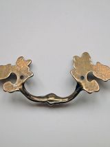 Poignée de tiroir meuble boite Laiton patine antiquaire 