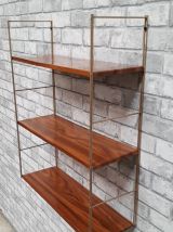 etagere string metal faux bois  