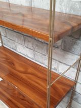 etagere string metal faux bois  