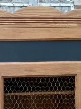 Armoire parisienne grillagé