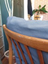 2 fauteuils + table basse Grete Jalk pour Moebelfabrik