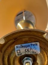 Lampe à poser, bois et métal- Arabesque Paris