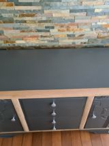 Superbe commode vintage en chêne 