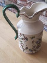 Pichet en faïence marque  G. Brachet   .Lincolor .Terrasson 