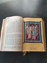 Ancien Missel Français en cuir de 1957 - livre de prières