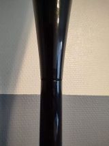lampadaire métal laqué noir "sablier" design années 80