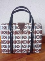 Sac vintage en plastique tressé (années 70)