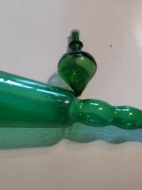 grande carafe verte avec bouchon goutte d'eau