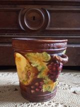 Cache pot en plastique - vintage 