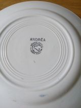 Assiettes plates dépareillées ensemble de 6