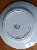 Assiettes plates dépareillées ensemble de 6