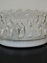 Plafonnier rond en verre