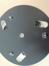 Plafonnier en verre et métal