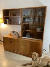 Bibliothèque Scandinave en teck Formule Kempkes 1950