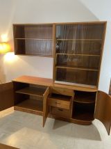 Bibliothèque Scandinave en teck Formule Kempkes 1950