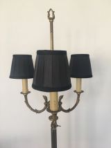 Lampadaire bronze et laiton 1960/1970