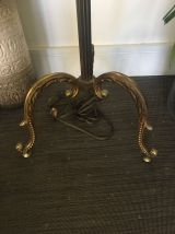 Lampadaire bronze et laiton 1960/1970