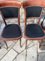 Table bistrot et ses chaises Thonet
