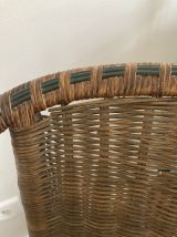 Fauteuil rotin et bambou année 70