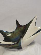 Coupe à fruits vintage VERCERAM - année 50 fabrication franç