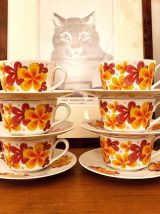 Tasses à café 1970 porcelaine Bavaria