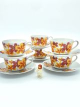 Tasses à café 1970 porcelaine Bavaria