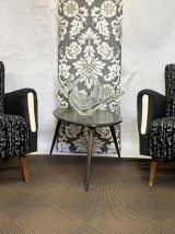 PAIRE DE FAUTEUILS VINTAGE FORME CUBE ANNEE 1960