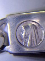 Deux bracelets gourmettes en métal argenté