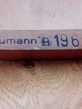 Chaises Baumann 1963 bois courbé et skaï simili-cuir