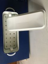 Belle poissonnière vintage en tôle émaillée