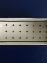 Belle poissonnière vintage en tôle émaillée