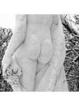 Photographie statut femme nue neige hiver.