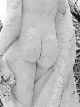 Photographie statut femme nue neige hiver.