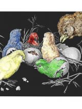 Photo numérique à télécharger ancienne gravure colorisée.