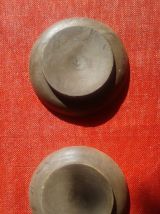 Coupelle pirogravure bois.