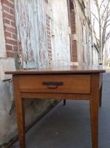 Table de ferme en noyer époque 19eme