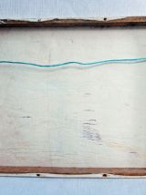 Peinture sur toile de l'artiste Sénégalais Maxseck. Vintage.