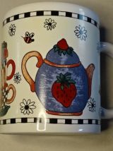 3 mugs décorés dessins naïfs
