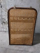 Etagère à épices en rotin années 70