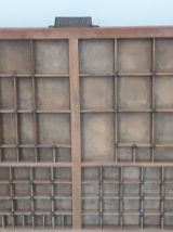 Casier d imprimerie  authentique 