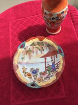 Vase et assiette Japon 20 ème siècle