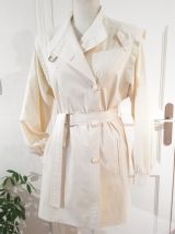 Trench vintage écru T. 38