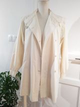 Trench vintage écru T. 38