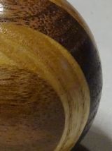 Boule vintage de levier de vitesse bois multicolore 2