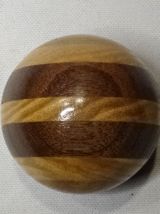 Boule vintage de levier de vitesse bois multicolore 2