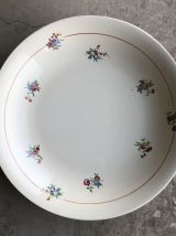Série de 8 assiettes coordonnées en faience