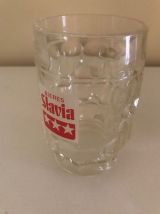 lot de 2 chopes à bière Slavia vintage